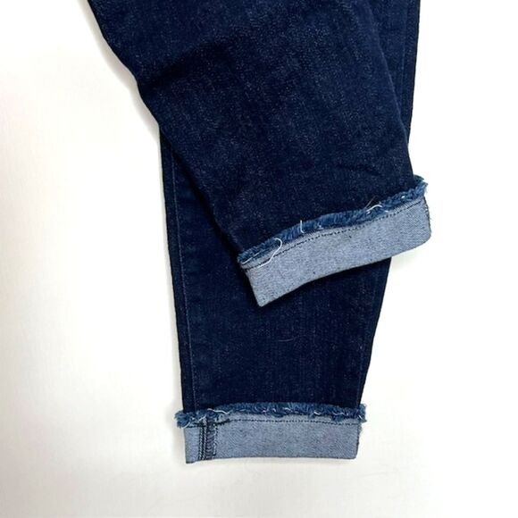 NYDJ NOT YOUR DAUGHTERS JEANS AMI SKINNY CUFFED DARK WASH SIZE 0 NWOT - Picture 7 of 11